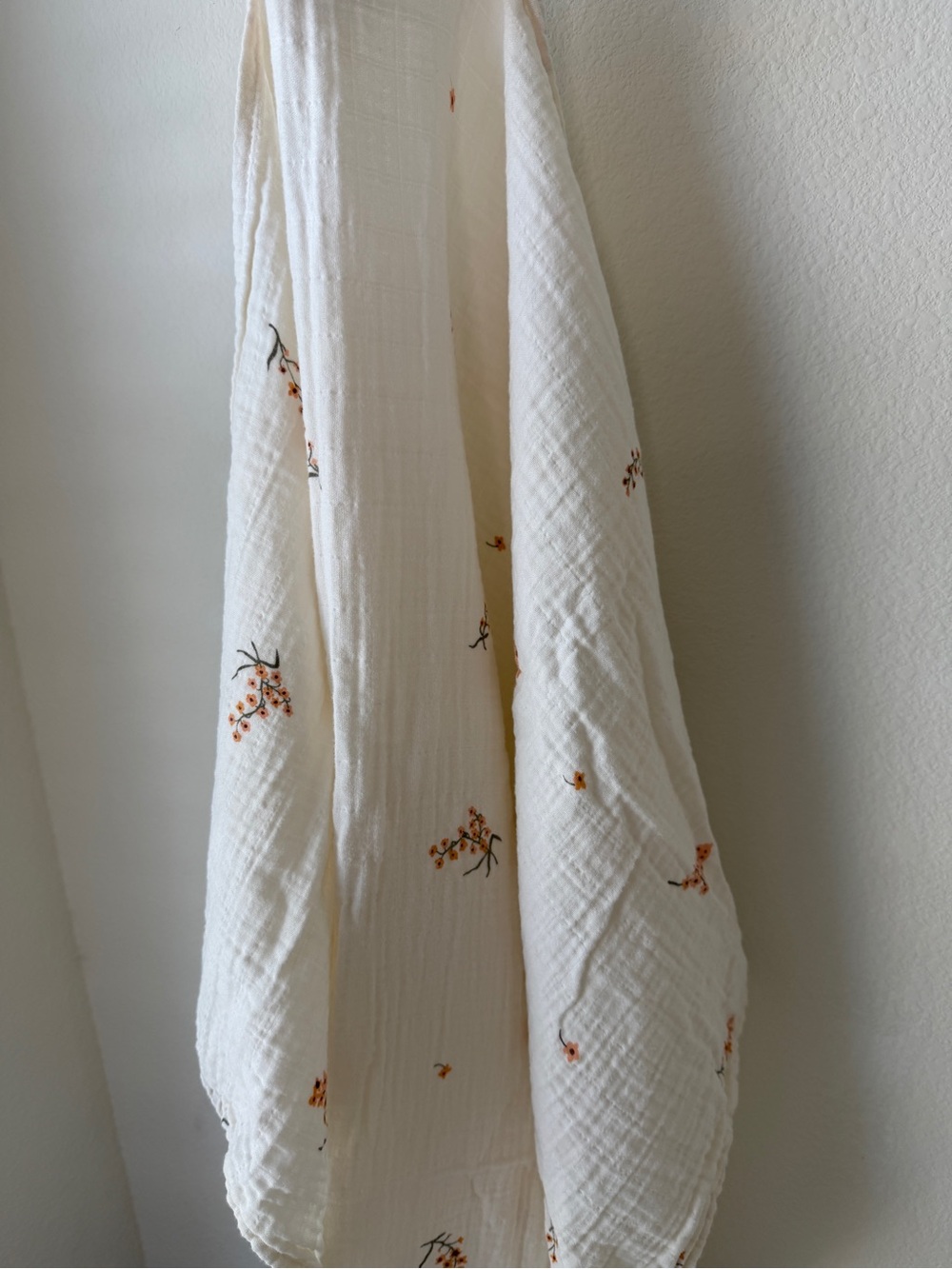 Mushie Muslin baby swaddle blanket